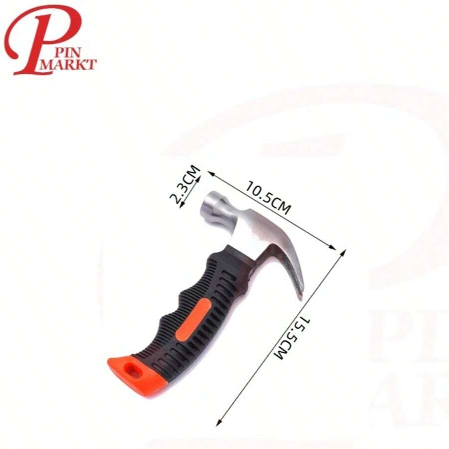 Mini Martillo de Garra Portátil, Herramientas de Clavado para Martillar Automóviles Pequeños, 8.82 oz Martillo uña curva, Tratado Térmicamente Templado, a Prueba de óxido, Material de Acero