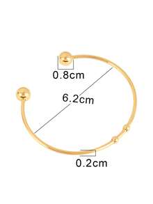 2件套可调节不锈钢手镯，DIY珠宝制作材料 - 2件#手鐲 - 查看 7