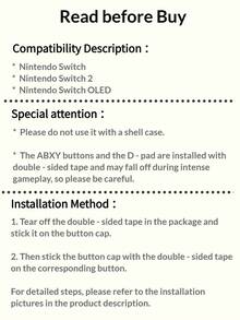 Cute Cat Paw Directional Keys & Silicone Joystick Caps Set, ABXY Button Covers Compatible With Switch 2, Not Compatible With Protective Case - Switch 2 - View 5