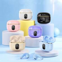 True Wireless Earphones Mini In-Ear Earphones, Bluetooth Earphones, Wireless Earphones With LED Digital Display Battery - X87-黑色 - 查看 2