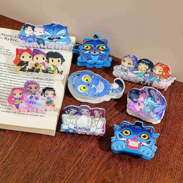 1pc Popular K-POP Witch Hunt Anime Merchandise, New K-POP Hair Accessories With High Appearance And Acrylic Material Suitable For Girls To Wrap Their Hair, Perfect For Friends And Family.Christmas Stocking Fillers,Christmas Gifts,Christmas,Christmas Decorations, Stochastic Style