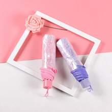 8 Fracture Folding Umbrella, Windproof And Rainproof. The Romantic Cherry Blossoms On The Umbrella Are A Highlight Of Fashion Matching And A Must-Have Tool For Photography. The PVC Material Has High Transparency And Clearer Field Of View - Multicolor - View 8