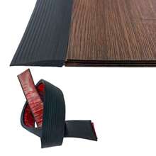 1 件 90 厘米/35.43 英寸门槛坡道，适用于门口，门槛坡道，自粘式坡道，过渡带减速器，可调节和切割，适用于扫地机轮椅滑板车减速器坡道