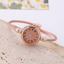 New Fashion Women's Quartz Watch, Luxury Elegant For Daily Wear, 4 Colors Available, Adjustable Strap, Minimalist Style Quartz Watch, Suitable As Gift For Birthday, Valentine's Day, Dinner Party, Etc.