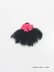 Kids Soft Cute Puff Elastic Band Twist Ponytail Go Afro Kinky Marley Bouncy For Baby Girls 2pcs ﻿