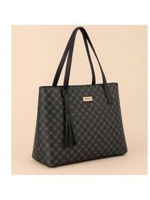 Kit 2  Bolsa Sacola de Ombro Leve, Casual Estilosa e Espaçosa