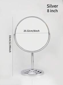 RANCAI 3/4/5/6/7/8 Inch Classic Round Desktop Makeup Mirror With Magnification, Large Double-Sided 360° Swivel Free Standing Vanity Mirror, 1X/2X Magnifying Mirror With Stand For Dressing, Bathroom, Bedroom, No Light,Cheap,Stocking Stuffers,Makeup,Makeup Tools,Cheap Stuff,Gifts,Gifts For Women,Christmas Gifts - Multicolor - View 22