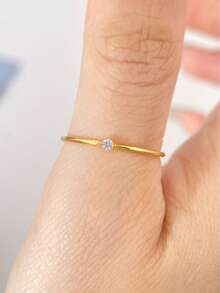 1Pc Fashion S925 Sterling Silver Zirconia Crossed Adjustable Ring Fine Jewelry Gift For Girls