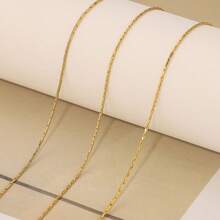 1-Meter 18k Gold, Various Styles Of 304 Stainless Steel Jewelry Chains, Diy Bracelets, Necklaces, Handcrafted Chains, Clothing Chains, Non-Fading Accessories, Fine Chains - Various Styles Of Chains - View 6