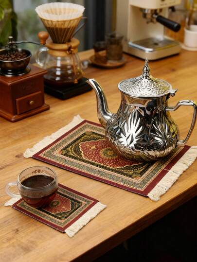 1PC Coffee Mat -Non- Heat Resistant Table Protector For Coffee Makers,Cups & Accessories Dish Drying Mat & Coaster For Home,Office Use