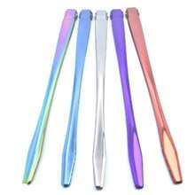 Introducing... Choaf! Enjoy Finger Free, Mess-Free, Germ Free Eating! Chopsticks Cutlery Reusable Utensil Tableware Stainless - Blue - View 3