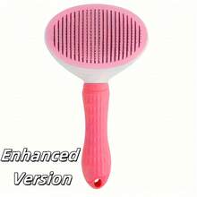 Cepillo autolimpiante para el pelo de perro, cepillo quitapelo de mascota y peine desenredante para perros y gatos, herramienta de aseo para una eliminación de pelo fácil y eficaz