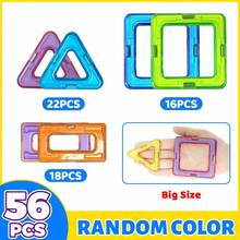 DIY Magnetic Building Blocks, Large STEM Construction Toy Set, Educational Magnet Toys For Learning, Assorted Colors For Birthday Gifts. For Winter - Multicolor - View 10