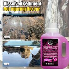 500 ml skoncentrowanego pieniącego się detergentu do mycia samochodów, płyn do mycia samochodów o różowym kolorze, formuła o wysokiej zawartości piany, chroni lakier samochodowy, tworzy lustrzane wykończenie, nadaje się do pistoletu do piany, mycia wiadrem, wielofunkcyjny środek do pielęgnacji samochodu - one-size - Zobacz 3