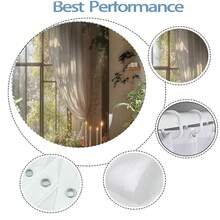 1PCS Elegant Floral Shower Curtain Polyester Fabric Bathroom Decor 70.8x70.8 Inch Bath Divider Curtain With 12 Hooks Featuring Beautiful Garden View And Romantic Rose Flowers - 彩色 - 查看 4