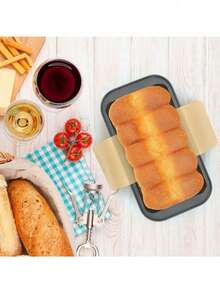 50/100 piezas Forros para molde de pan 9x5 pulgadas, papel de hornear preformado y equipo de hornear esencial, accesorios de cocina antiadherentes y desechables de papel pergamino marrón para tostadas, pasteles, pan de plátano, freidora de aire, suministros de repostería desechables