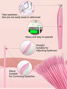 820PCS Fluffy Lashes Individual Lash Clusters,Multi-Type Natural Look,Cat Eye Dramatic 80D 100D/120D Mixed Length Individual False Eyelashes Kit, 1 Set Natural Look Eyelash Extensions With Eyelash Tools, Makeup Products, Cluster Lashes Gift Kit - Baby Pink - View 6