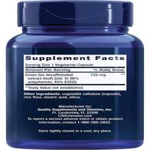 Life Extension Decaffeinated Mega Green Tea Extract – Polyphenol-Rich, Cell Health, Heart Health, Brain Health, Antioxidant Protection – Non-GMO, Gluten-Free, Vegetarian – 100 Capsules - Flavor NameA - 查看 2
