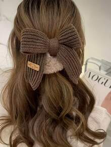 1 pezzo Fermaglio per capelli in peluche con fiocco grande - Accessorio per coda di cavallo morbido e confortevole per le donne, fermagli carini adatti per occasioni quotidiane e formali, fascia per capelli con fiocco in peluche, accessorio per capelli carino con fascia elastica, regali, viaggi, regali per donne, accessori per capelli, riempitivi per calze natalizie, riempitivi per calze natalizie per donne, regali di Natale, regali, riempitivi per calze natalizie, regali per donne, regalo, regalo di Natale, riempitivi per calze natalizie per adulti, riempitivi per calze natalizie per adulti, accessori per capelli, accessori per donne, riempitivo per calze natalizie, accessorio per capelli per la maggiore età, accessori per capelli natalizi, idee regalo per donne, riempitivi per calze natalizie per la bellezza, regali di Natale per donne