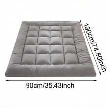 Hotel Quality Mattress Topper 10cm Deep Thick Single Double King Super All Sizes - Grey - View 15