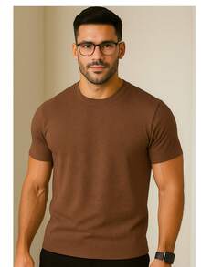 Kit 7 Men's T-Shirts 100% Cotton Shirt Blouse - Nhiều màu - Xem 2