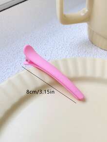 1pc Fashionable Solid Color Frosted Duckbill Clip Simple And Elegant Portable And Durable Side Hair Clip Organizing Broken Hair And Fixing Hairstyles Versatile For Traveling For Girls,Stocking Stuffers,Stocking Fillers,Stocking Stuffers For Women,Stocking Fillers Women,Christmas Gifts,Gifts,Christmas Stocking Fillers,Gifts For Women,Gift,Christmas Gift,Stocking Stuffers For Adults,Stocking Fillers For Adult,Hair Stuff,Women's Accessories,Stocking Stuffer,Coming-Of-Age Hair Accessory,Christmas Hair Accessories,Gift Ideas For Women,Beauty Stocking Fillers,Christmas Gifts For Women