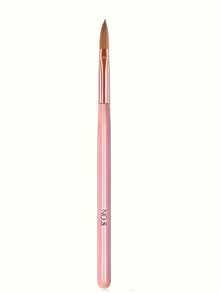 3 Stücke rosa Acryl-Nagelbürsten - Größe 8/10/14, Kolinsky-Pinsel für Acryl-Anwendung, ideal für Nagelextension und 3D-Schnitzerei, geruchlos, Geschenk, Reise, Date - Verschiedenfarbig - Übersicht 11