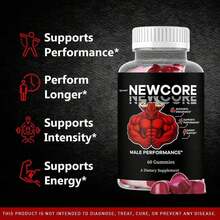 Selling Fast!Newcore Gummies For Men – Apple Flavor Daily Vitamin Gummies – 60 Count (Pack Of 1). Women's Health. - 3 bottles - 查看 9