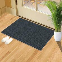 Grand paillasson pour porte d'entrée, tapis d'accueil antidérapant pour entrée intérieure, design avec support, lavable en machine, convient pour la zone d'entrée - Multicolore - Voir 10