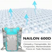 TRYXZSZ Mochila de Hidratacion para Correr, Chaleco de Hidratación para Deporte, Ligero y Cómodo, Altamente Transpirable, para Correr, Andar en Bicicleta, Maratón y Montañismo - Verde - Ver 3