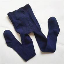 paquete de 2 leggings unisex para bebés y niños, mallas de algodón azul, ideales cualquier temporada, cómodos y resistentes - Azul Marino - Ver 17