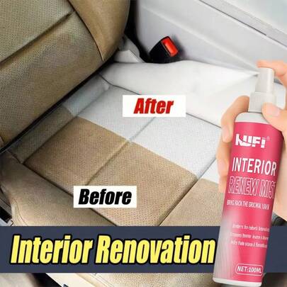 Car Interior Headliner Care Spray, Quickly Penetrates Headliner Fabric - Suitable For Multiple Interior Areas - Interior Decor, Dashboard, Door Panels, Seat Restoration And Shine Recovery