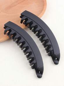 2 pezzi Fermagli per capelli casual con stampa leopardata, eleganti fermagli a banana, accessori per capelli vintage, fermagli a pinza per coda di cavallo, fermagli per capelli