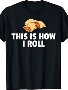 Pizza Rolls Funny Cheese Snack T-Shirt - 款式28 - 查看 1