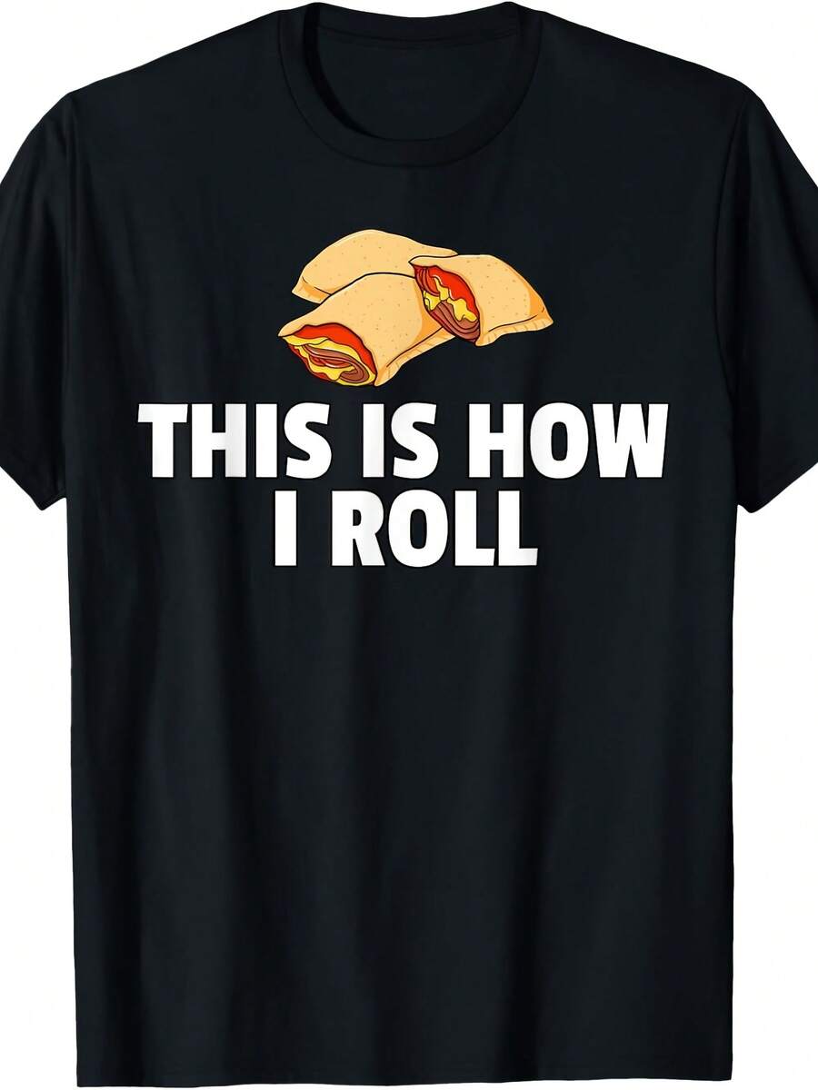 Pizza Rolls Funny Cheese Snack T-Shirt - 款式28 - 查看 1
