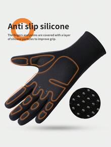 Luvas de Corrida de Inverno para Homens e Mulheres, Dedos Sensíveis para Tela de Toque Adequados para Clima Frio, Forros Finos e Isolados para Esqui, Neve, Caminhada, Direção, Acampamento, Ciclismo