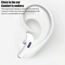 无线耳机、蓝牙耳机、无线耳麦、耳塞式耳机 – 立体声降噪、蓝牙5.3、高清音质、超长续航、音乐、健身、旅行的理想之选、兼容智能设备 - W25 - 查看 4