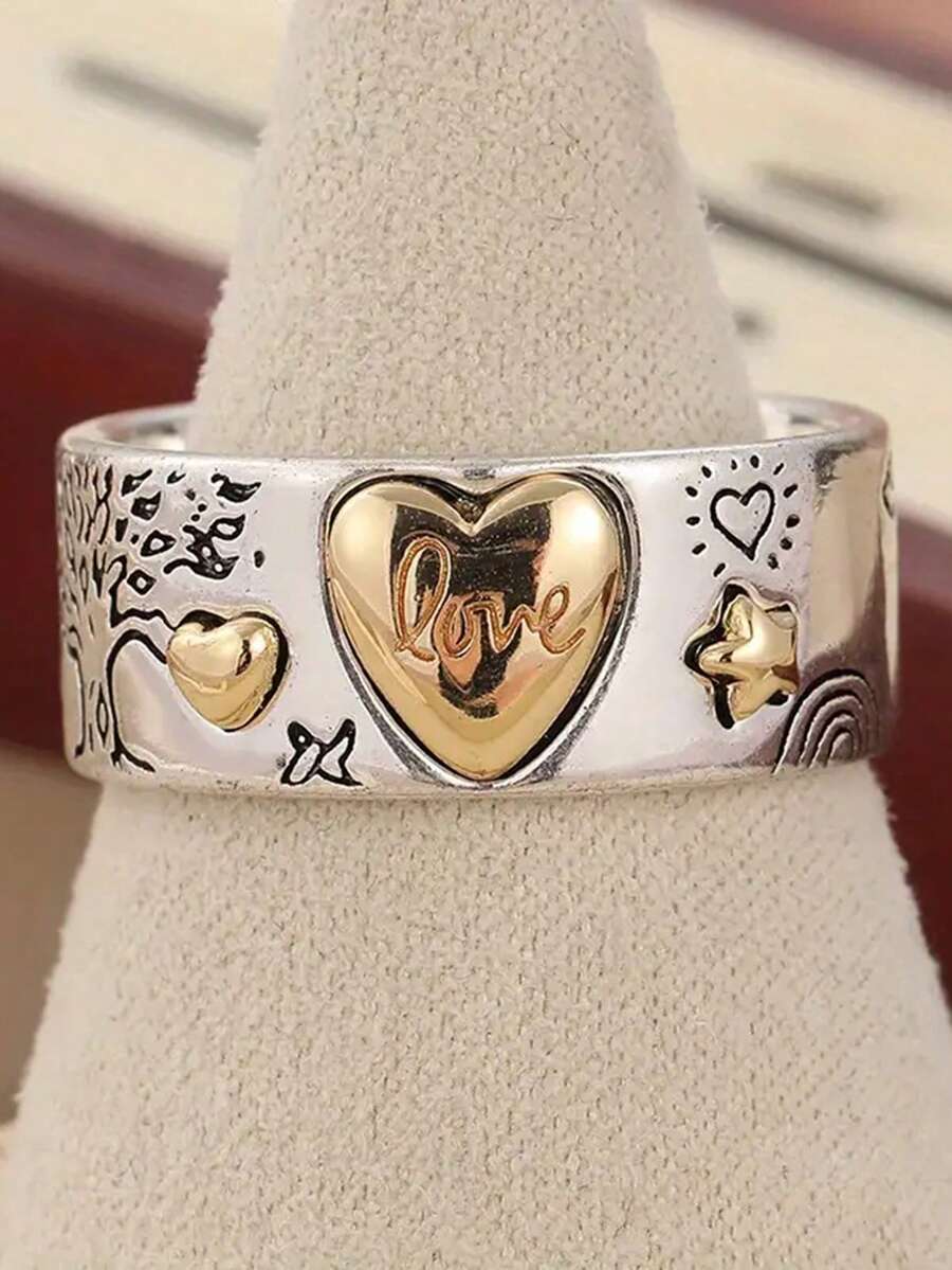 1 PC Charm Ring For Women For Valentine's Day Gift Wedding Anniversary Party Jewelry - 5# - View 1