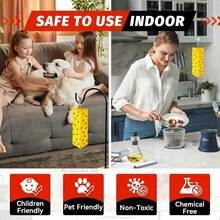 6 Insect Repellent Adhesive Devices With Adhesive Glue For Catching Flies, Mosquitoes, Fleas - Indoor Use, Garage, Barn, Room, Indoor, Pest Control, No Electricity Required - 黃色 - 查看 5