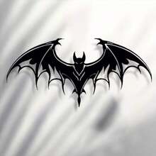 1pc, 15.7-Inch X 4.5-Inch Modern Bat Silhouette Metal Wall Art - Superhero City Design, Suitable For Living Room And Bedroom Decoration, Perfect Halloween Interior Decoration, Christmas Gift, Craft Decorations Home Decor Halloween Decor - Black - View 10