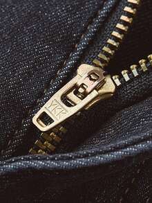 CAMEL CROWN 男士直筒牛仔裤秋冬季加绒保暖弹力水洗休闲长裤 - 黑色 - 查看 2