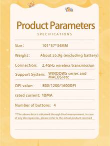 HP Wireless Silent Mouse, Computer Mouse, Gaming Mouse - Ergonomic Right-Handed Design, 2.4GHz Reliable Connection - Suitable For Desktop And Laptop - Beige - View 9