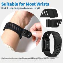1pc Black Silicone Comfortable Soft Replacement Wristband, Compatible With 5.0 One Peak/MG Watch Strap, Unisex, U-Shaped Design, Breathable And Comfortable - Black - View 7