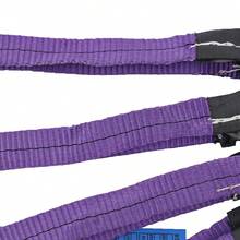 LOYALHEARTDY 3T Chain Sling, Chain Sling With 4 Hooks, Lifting Chains With Hooks, For Various Lifting And Moving Activities - Purple+Red - View 6
