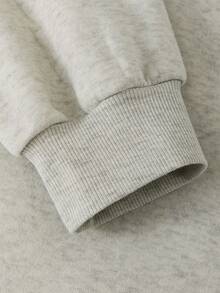 D92-One ooe Sudadera con capucha, Sudadera con capucha de moda con estampado gráfico de California, estampado y otoño, para mujeres 15117 - Gris Claro - Ver 5