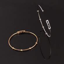 2件套可调节不锈钢手镯，DIY珠宝制作材料 - 2件#手鐲 - 查看 9