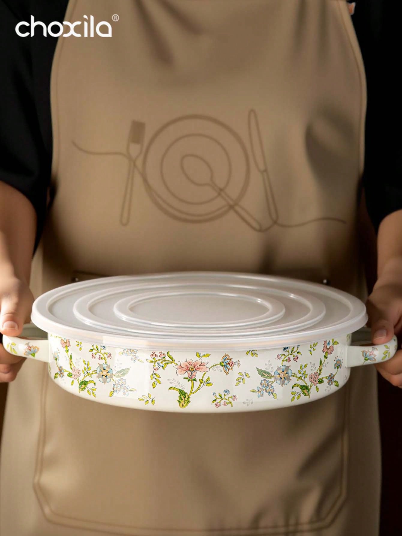 choxila قدر متعدد الوظائف سميك بسماكة 11 بوصة مطلي...