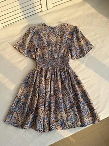 Rusttydustty Vestido casual boêmio com decote em V profundo, ideal para férias, Páscoa, praia, festivais de música e resorts tropicais. - Multicolorido - Ver 7