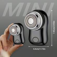 Men's Electric Shaver, USB Charging, Digital Display, Compact And Portable, Ideal For Business Travel. Perfect Holiday Gift. - 黑色 - 查看 5