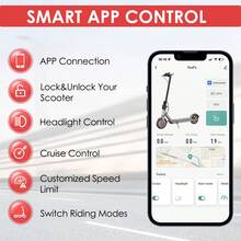 Electric Scooter For Adults, Up To 19 Mph, 19 Miles Range & 264 Lbs Load, Aluminum Alloy E-Scooter With 350W Motor, Foldable Escooter With Dual Braking System